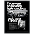 Rolex Datejust Geneva Vintage Poster Ad