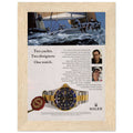 Rolex Yacht Submariner Vintage Poster Ad