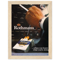 Rothmans Vintage Poster Ad - Rothman Kingsize