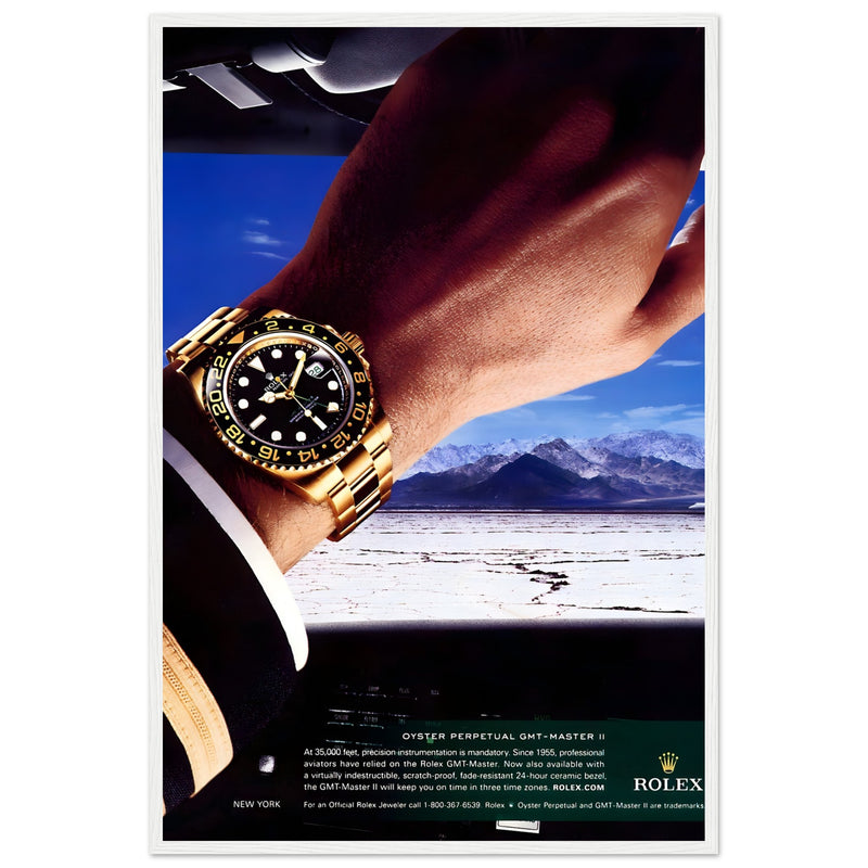 Rolex Oyster Perpetual GMT-Master II New York Pilot Vintage Poster