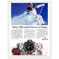 Rolex Alpine Gold Medal Sweep Vintage Poster