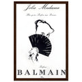 Balmain Jolie Madame Vintage Poster Ad