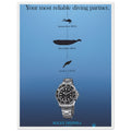 Rolex Deepsea Vintage Poster Ad
