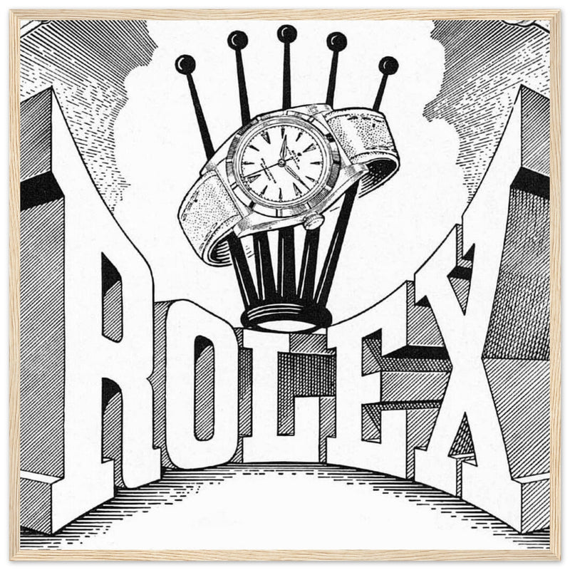 Rolex Hong Kong Jewellers Vintage Poster Ad
