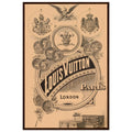 Louis Vuitton London Paris Vintage Poster Ad