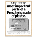 Porsche - 24 Hour Road Service Vintage Poster Ad