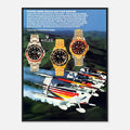 Rolex GMT Master Vintage Poster Ad