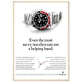 Rolex GMT Master Travel Vintage Poster Ad