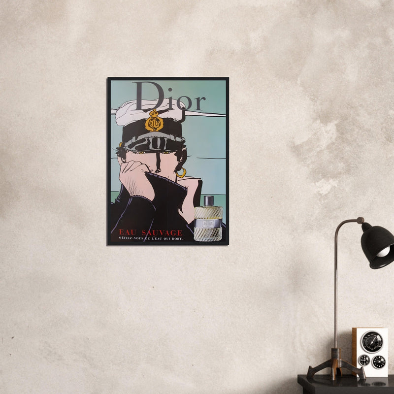 Dior Eau Sauvage Captain Vintage Poster