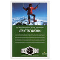 Rolex Life is Good Vintage Poster Ad