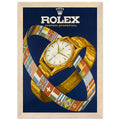 Rolex Advertising Golden Age Oyster Perpetual Vintage Poster