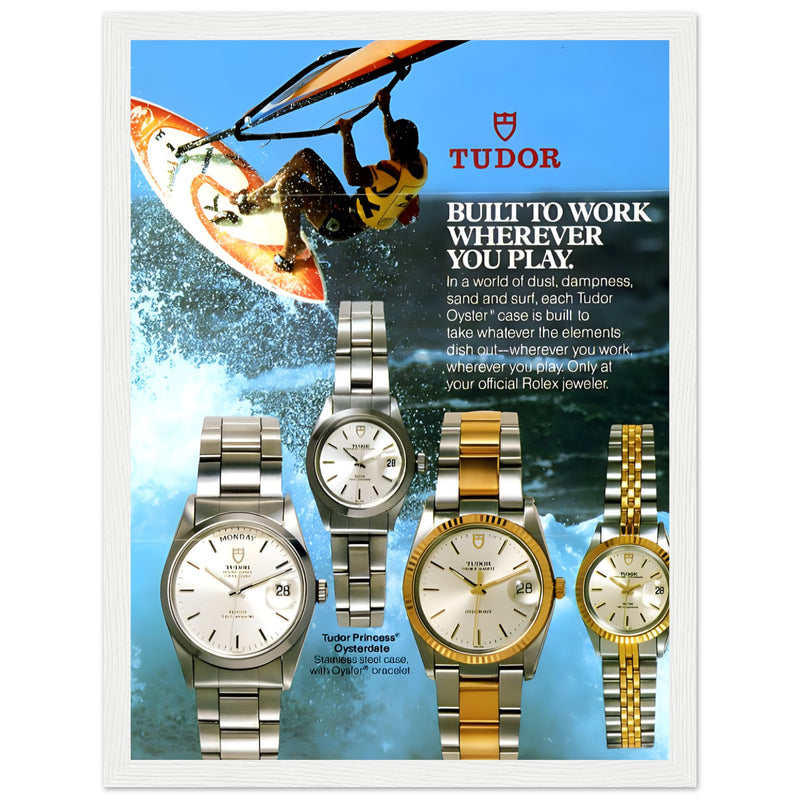Tudor Vintage Poster Ad
