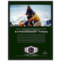 Rolex Oyster Perpetual Explorer Vintage Poster Ad