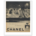 Chanel Vintage Poster Ad - 1950s