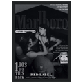 Marlboro Red Label Vintage Ad Poster