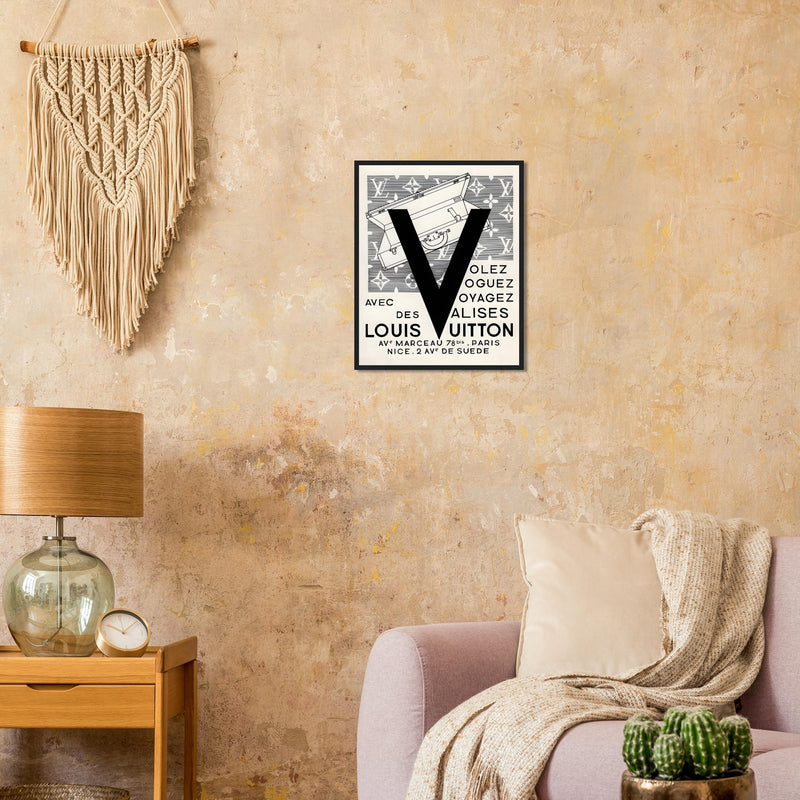 Louis Vuitton Nice, Paris Vintage Poster Ad