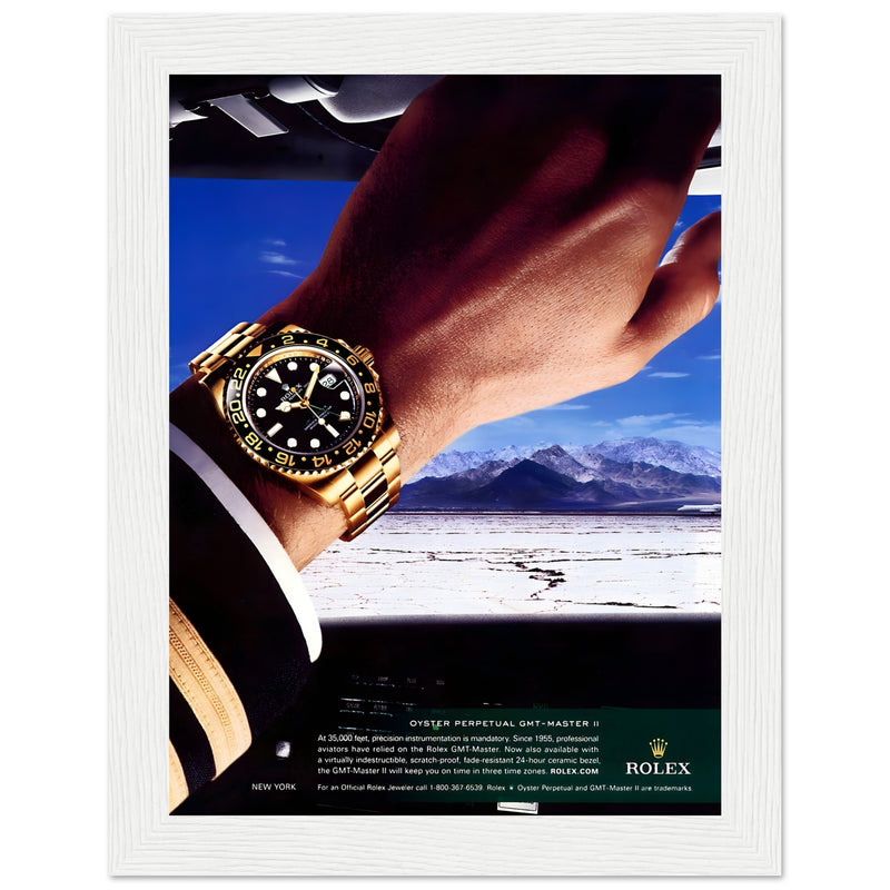 Rolex Oyster Perpetual GMT-Master II New York Pilot Vintage Poster