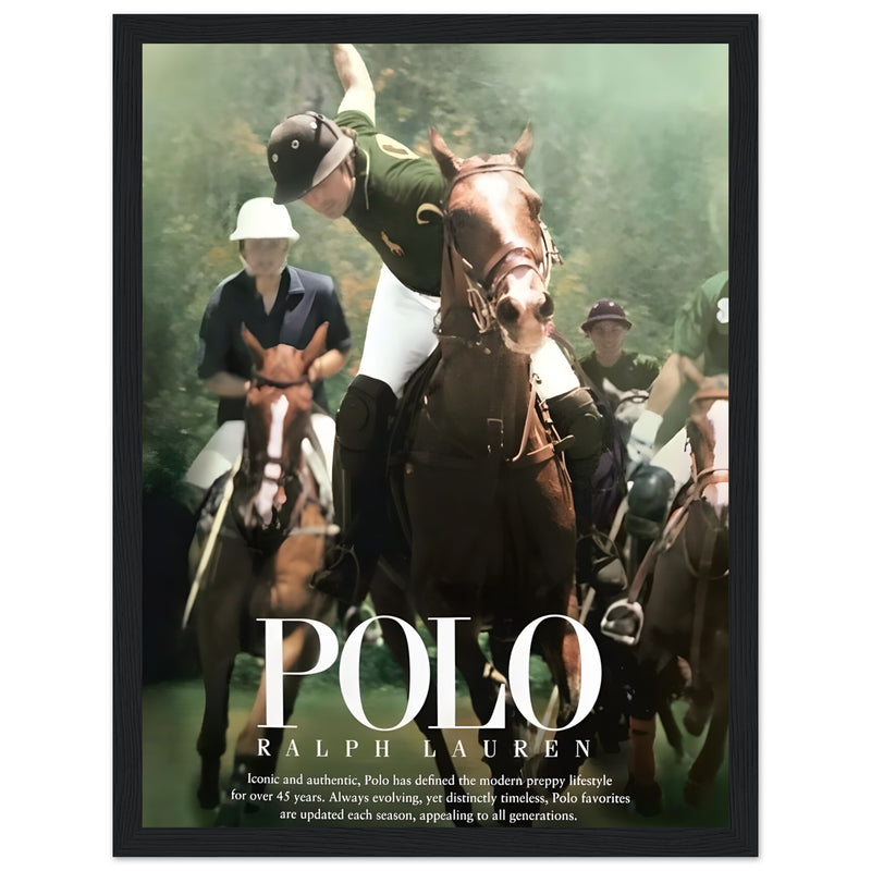 Polo Ralph Lauren Iconic Vintage Poster