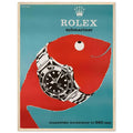 Rolex Submariner Vintage Poster Ad
