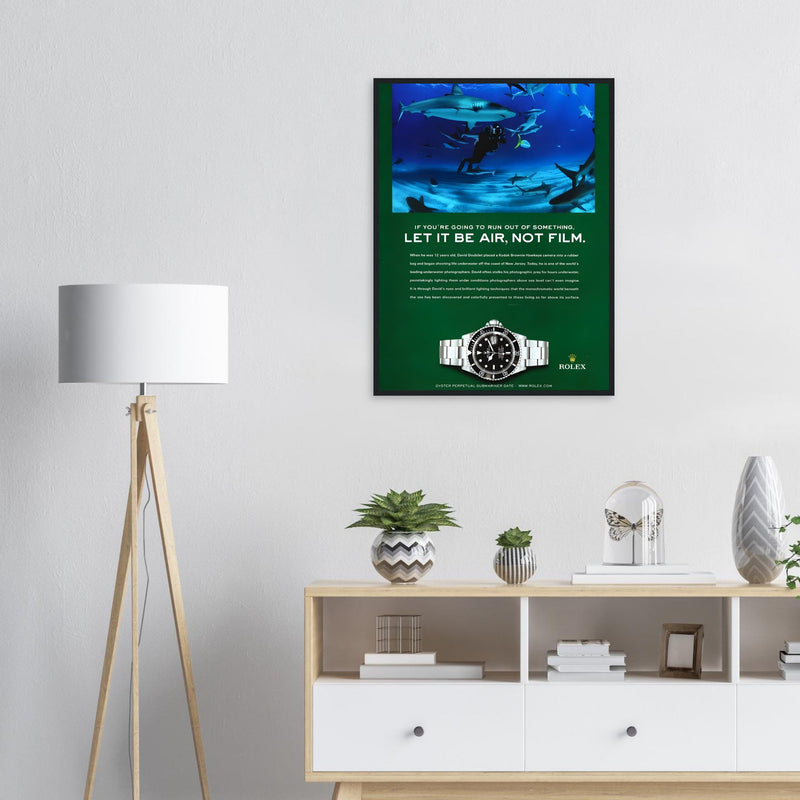 Rolex Submariner Vintage Poster Ad