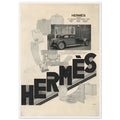 Hermes Fashion Vintage Poster Ad