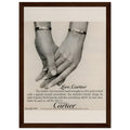 Cartier Love Bangles Vintage Poster