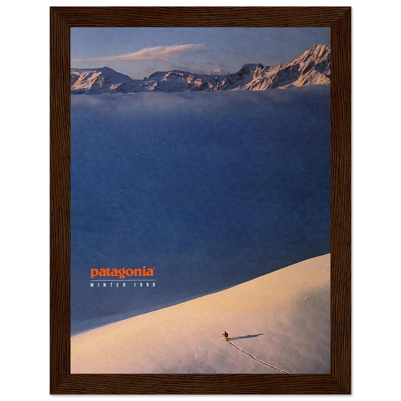 Patagonia Vintage Poster Ad - Winter 1990