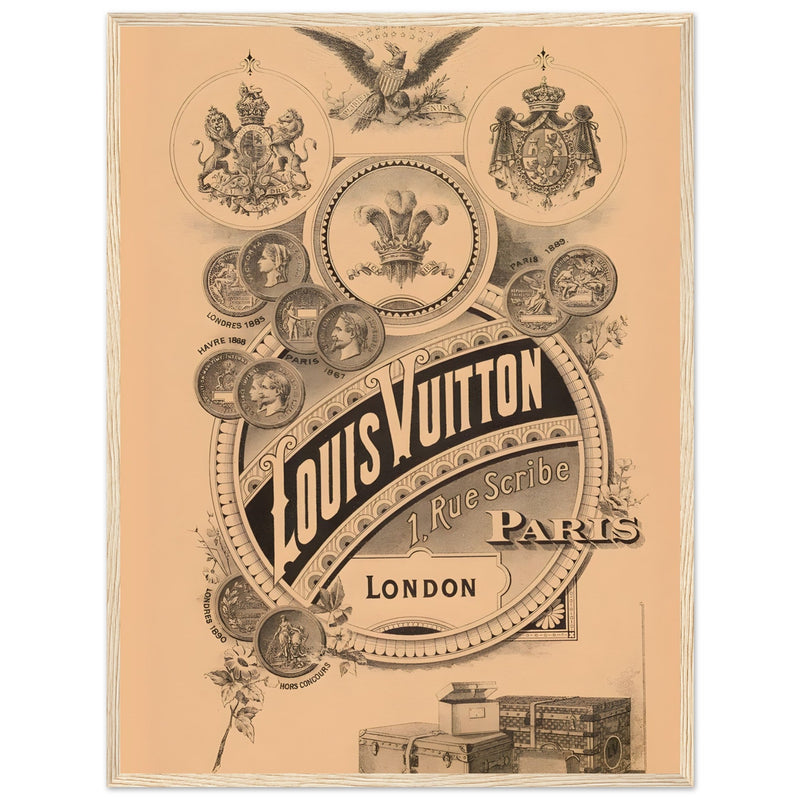 Louis Vuitton London Paris Vintage Poster Ad