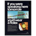 Rolex Day-Date UN Vintage Poster Ad