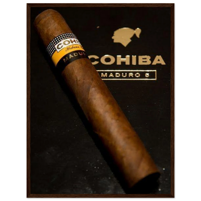 Cohiba Maduro 5 Vintage Cigar Poster
