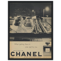 Chanel Vintage Poster Ad - 1950s