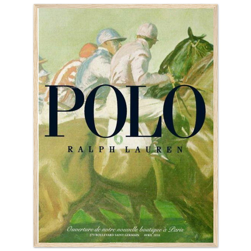 Polo Ralph Lauren Paris Vintage Poster Ad