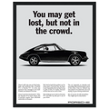 Porsche Vintage Poster - Lost