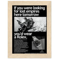 Rolex Submariner Vintage Poster Ad