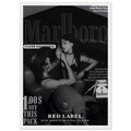 Marlboro Red Label Vintage Ad Poster