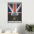 Louis Vuitton Classic Car Show Vintage Poster Ad