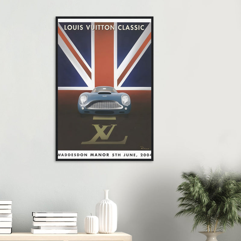 Louis Vuitton Classic Car Show Vintage Poster Ad