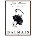 Balmain Jolie Madame Vintage Poster Ad