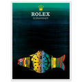 Rolex Submariner Fish Vintage Poster Ad - Premium Matte Paper