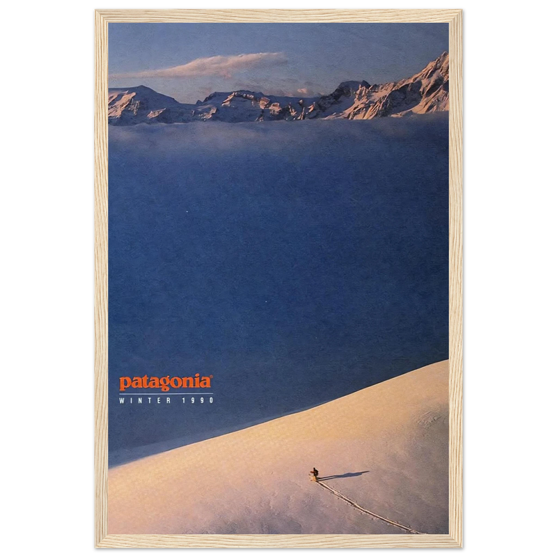 Patagonia Vintage Poster Ad - Winter 1990