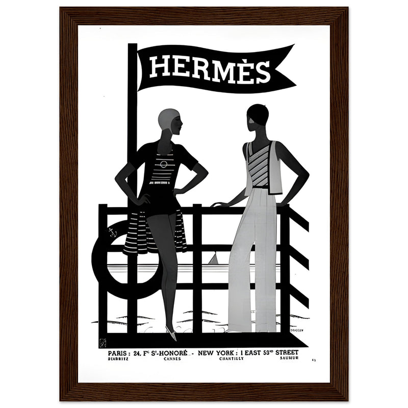 Hermes Flag Vintage Poster Ad