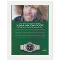 Rolex Explorer Vintage Poster Ad