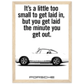 Porsche Vintage Poster  White 911