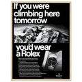Rolex Explorer Everest Vintage Poster Ad