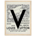 Louis Vuitton Nice, Paris Vintage Poster Ad