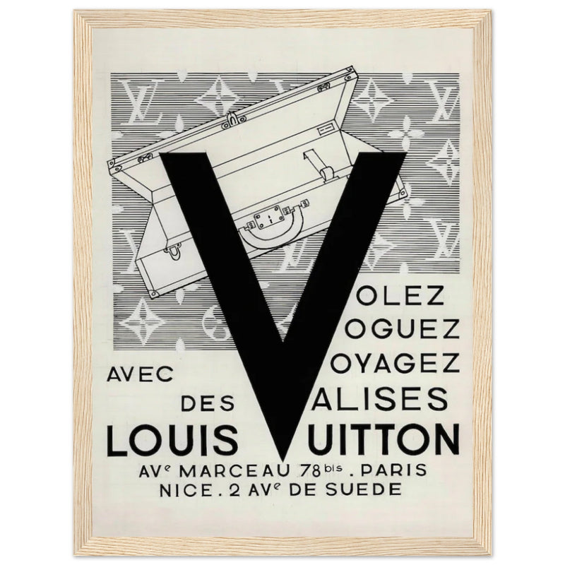Louis Vuitton Nice, Paris Vintage Poster Ad