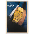 Omega Gold Vintage Poster Ad