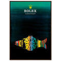 Rolex Submariner Fish Vintage Poster Ad - Premium Matte Paper