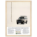 Land Rover Defender Vintage Poster