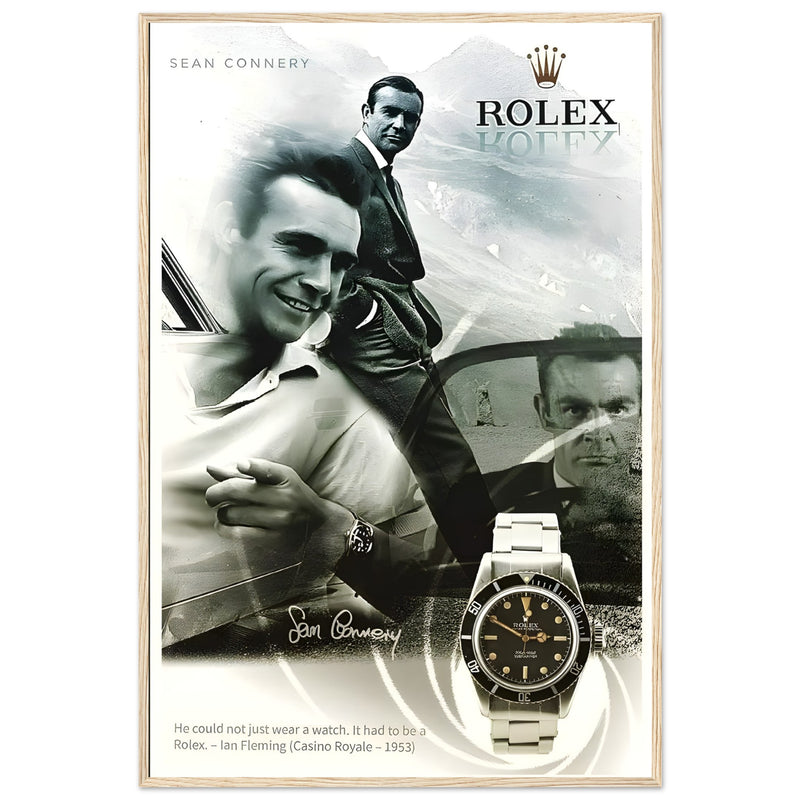 Rolex Sean Connery Vintage Rolex Poster Ad